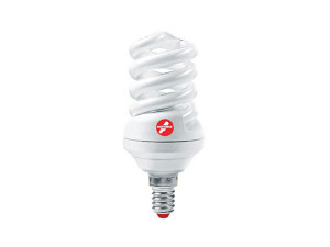 Лампа КЛЛ 9W E14 2700К тёплый свет Экономка Трубка T2 - фото 1